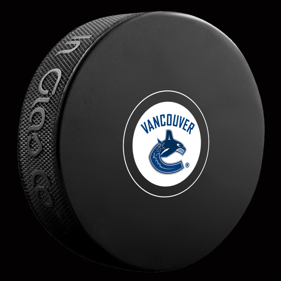 Vancouver Canucks Autograph Model Puck