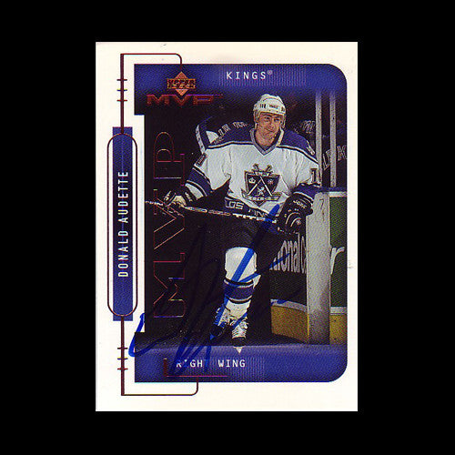 Donald Audette Los Angeles Kings Autographed Card