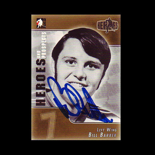 Bill Barber Philadelphia Flyers Autographed Card