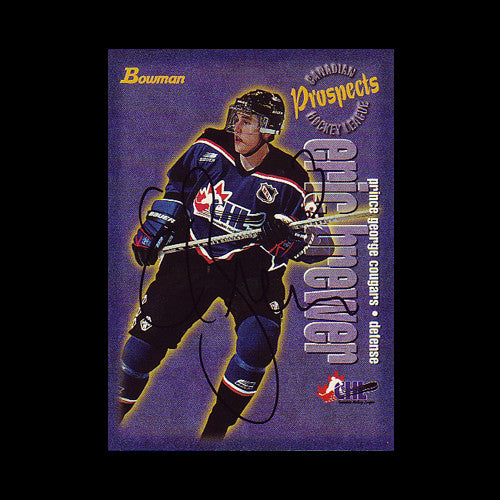 Eric Brewer Prince George Cougars Autographed Card