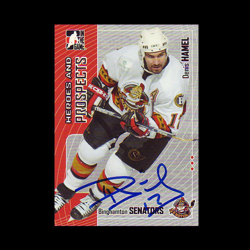 Denis Hamel Binghamton Senators Autographed Card