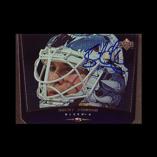 Brent Johnson St. Louis Blues Autographed Card