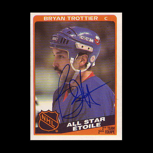 Bryan Trottier New York Islanders Autographed Card