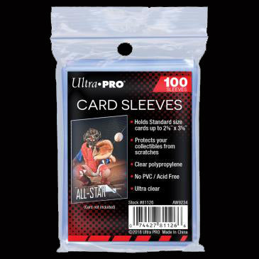 2 1/2" x 3 1/2" Soft Card Sleeves