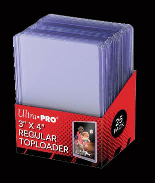 3" x 4" Clear Regular Toploader 25ct