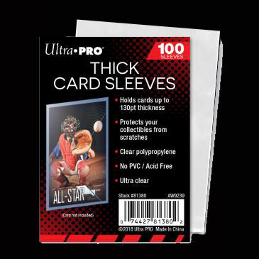 2 1/2" x 3 1/2" Thick Card Sleeves