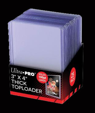 3" x 4" Thick 100 Pt Toploader 25ct