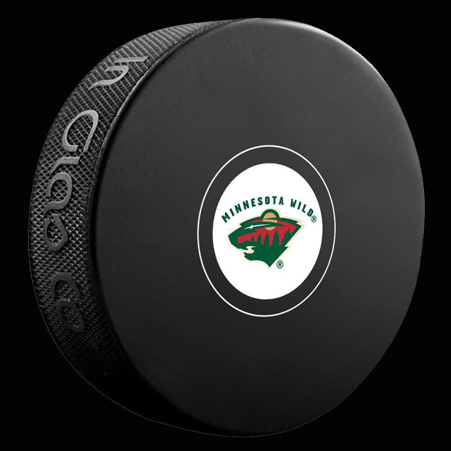 Minnesota Wild Autograph Model Puck