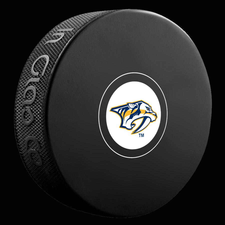 Nashville Predators Autograph Model Puck