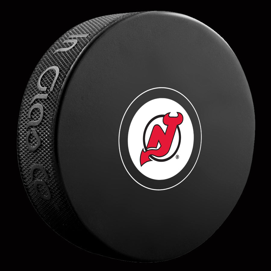New Jersey Devils Autograph Model Puck