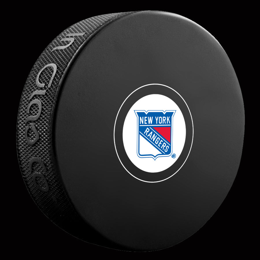 New York Rangers Autograph Model Puck