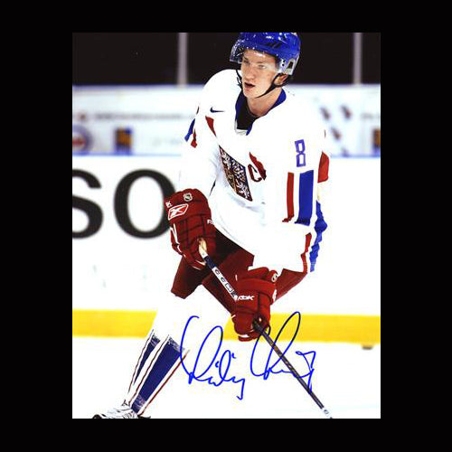 Ladislav Smid Team Czech Autographed Action 8x10 Photo