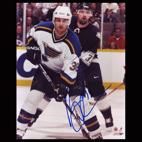 Pavol Demitra St. Louis Blues Autographed Position 8x10 Photo