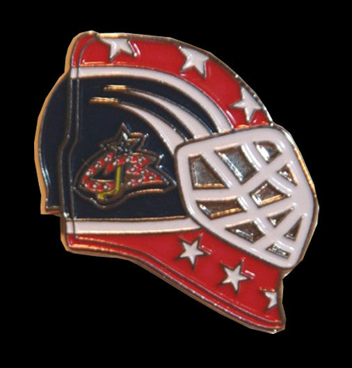 Columbus Blue Jackets Goalie Helmet Pin