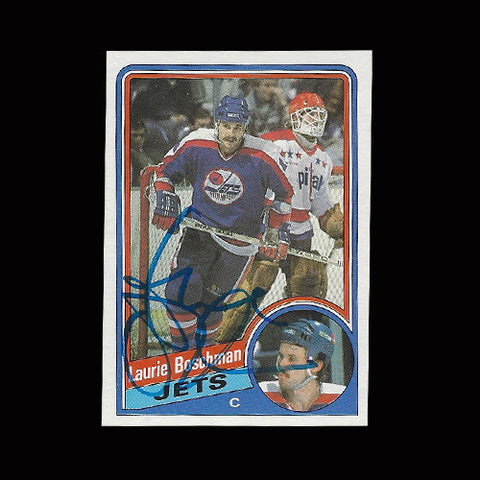 Laurie Boschman Winnipeg Jets Autographed Card