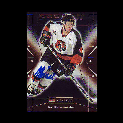 Jay Bouwmeester Medicine Hat Tigers Autographed Rookie Card