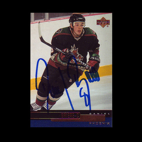 Daniel Briere Phoenix Coyotes Autographed Card
