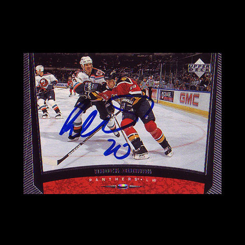 Radek Dvorak Florida Panthers Autographed Card