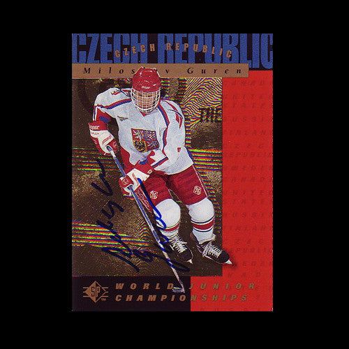 Miloslav Guren Team Czech Autographed Card