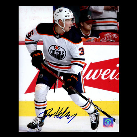 Dylan Holloway Edmonton Oilers Autographed 8x10 Rookie Photo