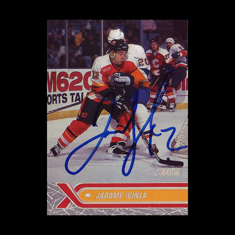 Jarome Iginla Calgary Flames Autographed Card