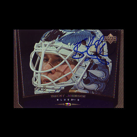 Brent Johnson St. Louis Blues Autographed Card