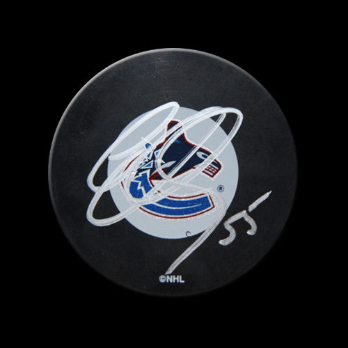 Ed Jovanovski Vancouver Canucks Autographed Puck
