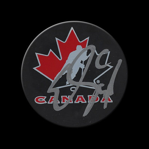 Ed Jovanovski Team Canada Autographed Puck