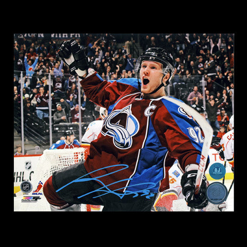 Gabriel Landeskog Colorado Avalanche Autographed Celebration 8x10 Photo