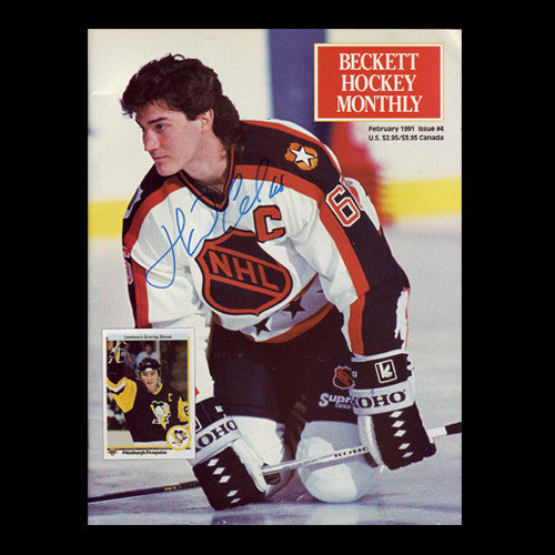 Mario Lemieux Pittsburgh Penguins Autographed Beckett Monthly Price Guide