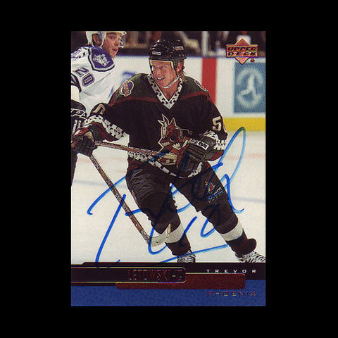 Trevor Letowski Phoenix Coyotes Autographed Card