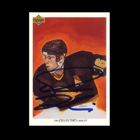 Trevor Linden Vancouver Canucks Autographed Card