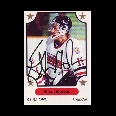Ethan Moreau Niagara Falls Thunder Autographed Card