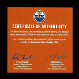 Edmonton Oilers vs Montreal Canadiens 2017-18 Warm Up Used Puck December 23, 2017
