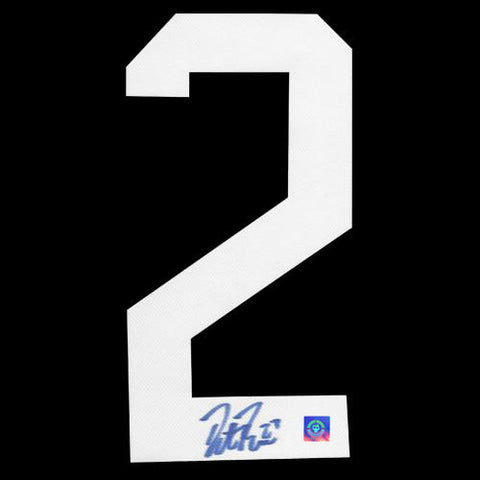 Dustin Penner Autographed Edmonton Oilers Jersey Number