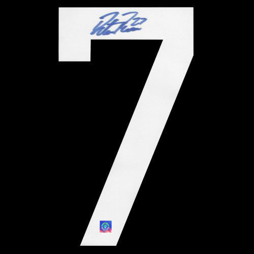 Dustin Penner Autographed Edmonton Oilers Jersey Number