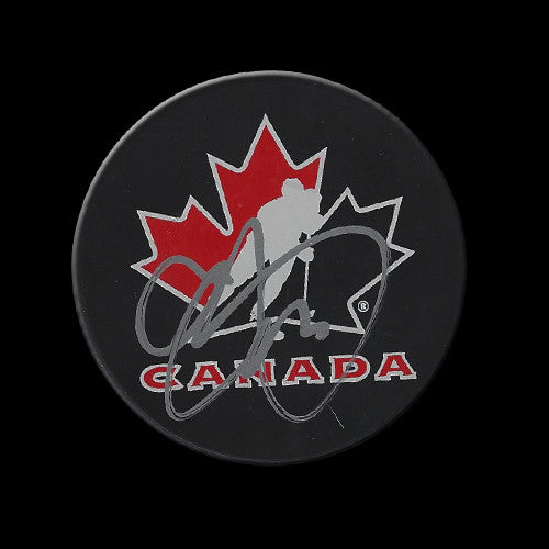Chris Pronger Team Canada Autographed Puck