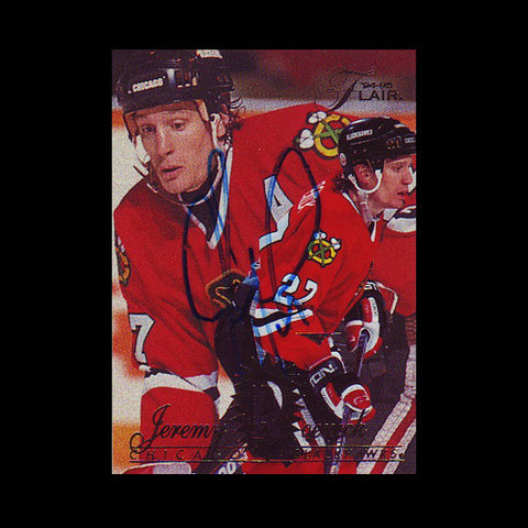 Jeremy Roenick Chicago Blackhawks Autographed Card
