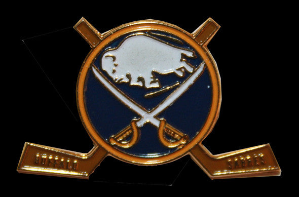 Buffalo Sabres Crossed Sticks Pin