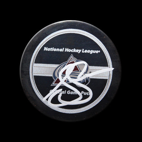 Joe Sakic Colorado Avalanche Autographed Game Puck