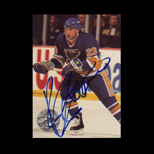 Rich Sutter St. Louis Blues Autographed Card