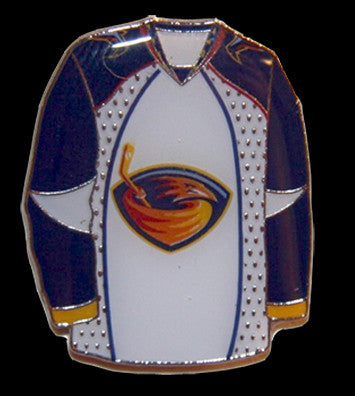 Atlanta Thrashers White Jersey Pin
