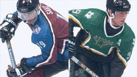 Joe Sakic Avalanche & Mike Modano Stars 3" Series 1 McFarlane Figures 2-Pack